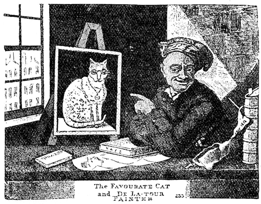 The FAVOURATE CAT and DE LA-TOUR PAINTER