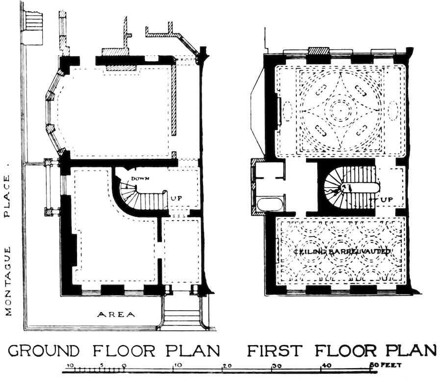 GROUND FLOOR PLAN FIRST FLOOR PLAN