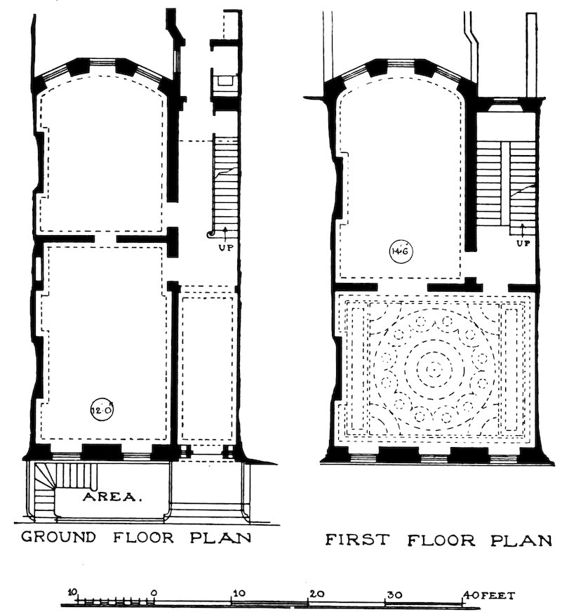 GROUND FLOOR PLAN FIRST FLOOR PLAN.