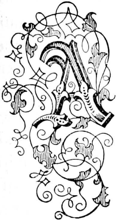 Illustrated capital A