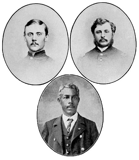 MAJOR H. A. WHITNEY, 
LIEUT. J. B. WEST, 
HENRY BATCHLOT,